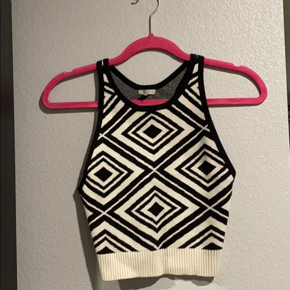 Print crop top